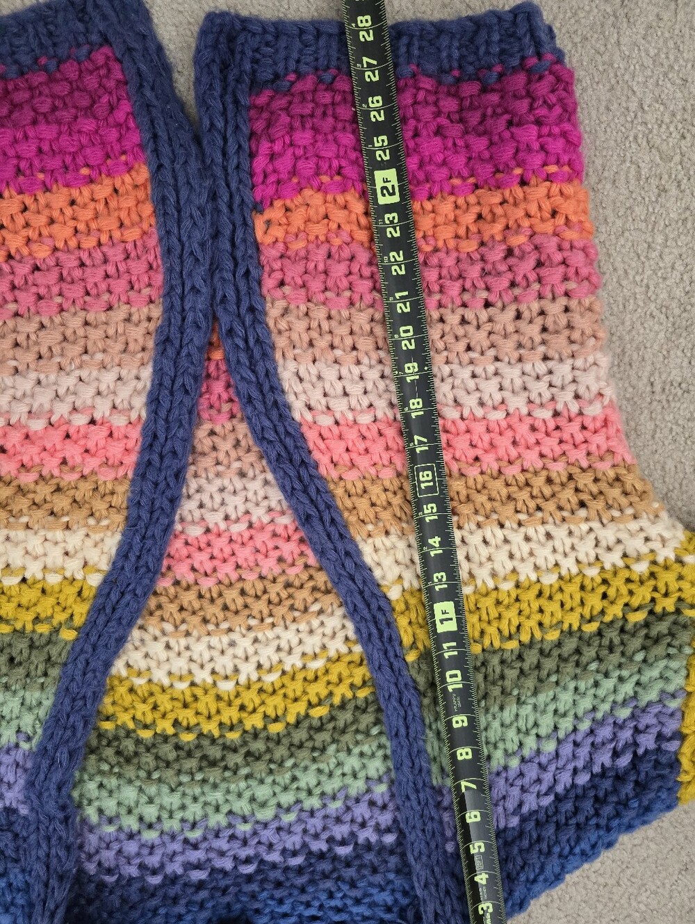 SAACHI Rainbow Knitted Cardigan OS - Picture 9 of 11